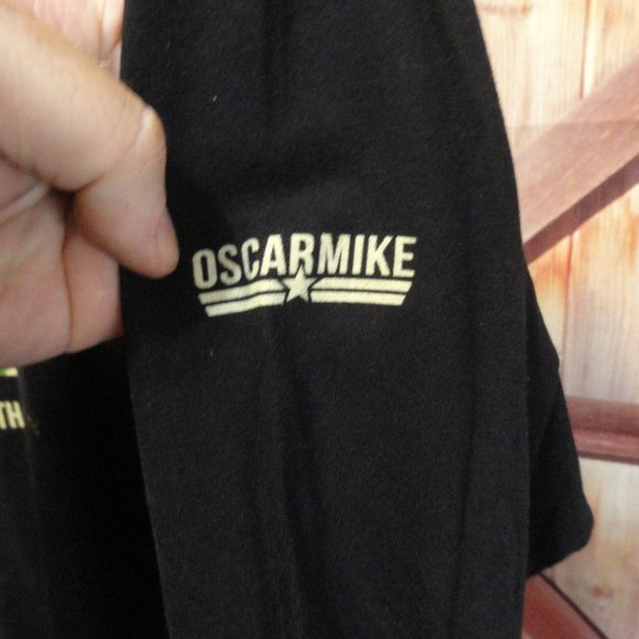 Oscar Mike Camo Ripped Flag Long sleeve patriotic Shirt~EUC~Gently worn~… - Picture 4 of 5